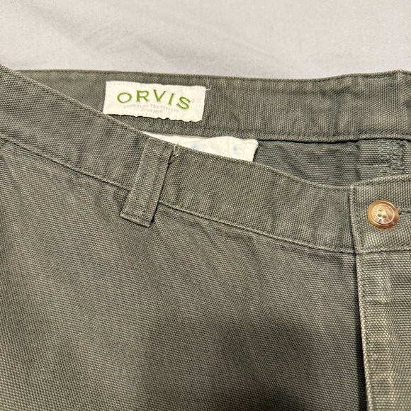 Orvis Olive Green Men's Pants - Picture 3 of 6